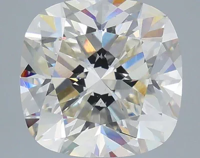 3.98ct I VS1 Rare Carat Ideal Cut Cushion Lab Grown Diamond