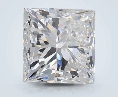 4.00ct E VS1 Rare Carat Ideal Cut Princess Lab Grown Diamond