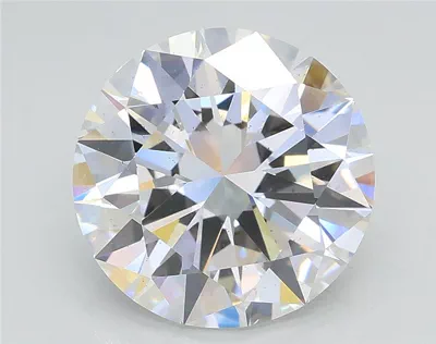 3.01ct E SI1 Excellent Cut Round Lab Grown Diamond