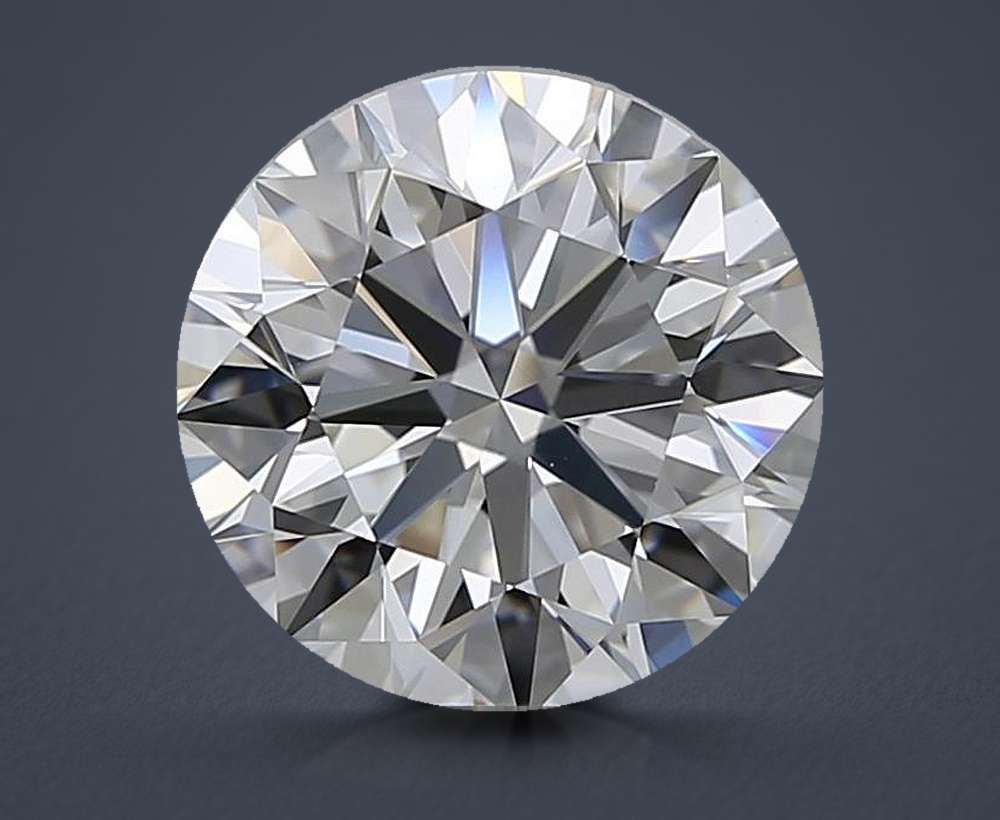 3.55ct H VVS2 Rare Carat Ideal Cut Round Diamond