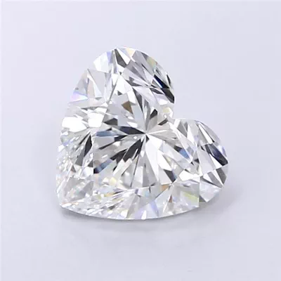 3.31ct E VVS2 Rare Carat Ideal Cut Heart Lab Grown Diamond