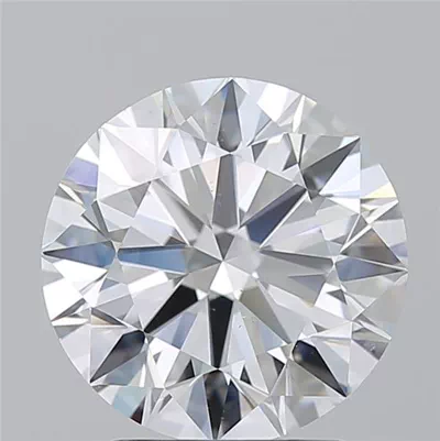 2.80ct D SI1 Rare Carat Ideal Cut Round Diamond