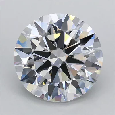 3.21ct E VS1 Rare Carat Ideal Cut Round Lab Grown Diamond