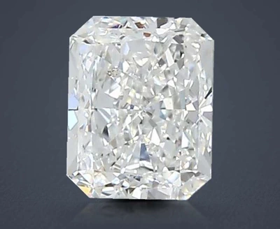 0.70ct F VS1 Rare Carat Ideal Cut Radiant Diamond