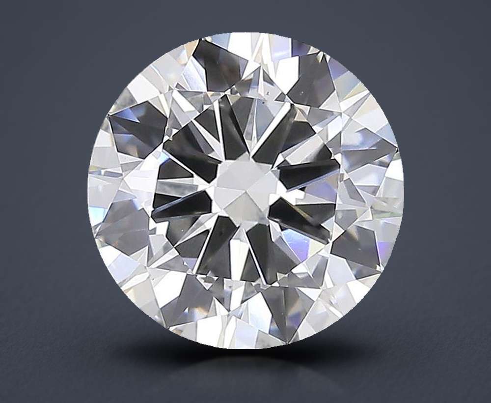 7.50ct H VS1 Excellent Cut Round Lab Grown Diamond