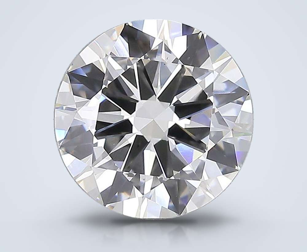 7.50ct H VS1 Excellent Cut Round Lab Grown Diamond