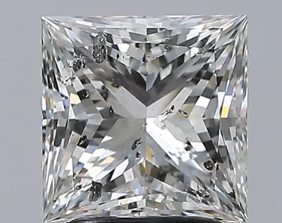 2.51ct G SI2 Rare Carat Ideal Cut Princess Diamond