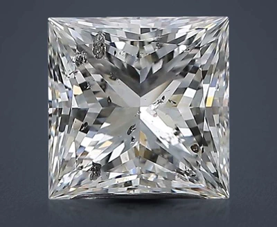 2.51ct G SI2 Rare Carat Ideal Cut Princess Diamond