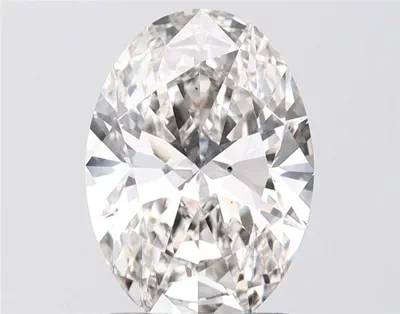 2.42ct H VS2 Rare Carat Ideal Cut Oval Lab Grown Diamond