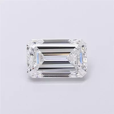 1.01ct E SI1 Rare Carat Ideal Cut Emerald Lab Grown Diamond