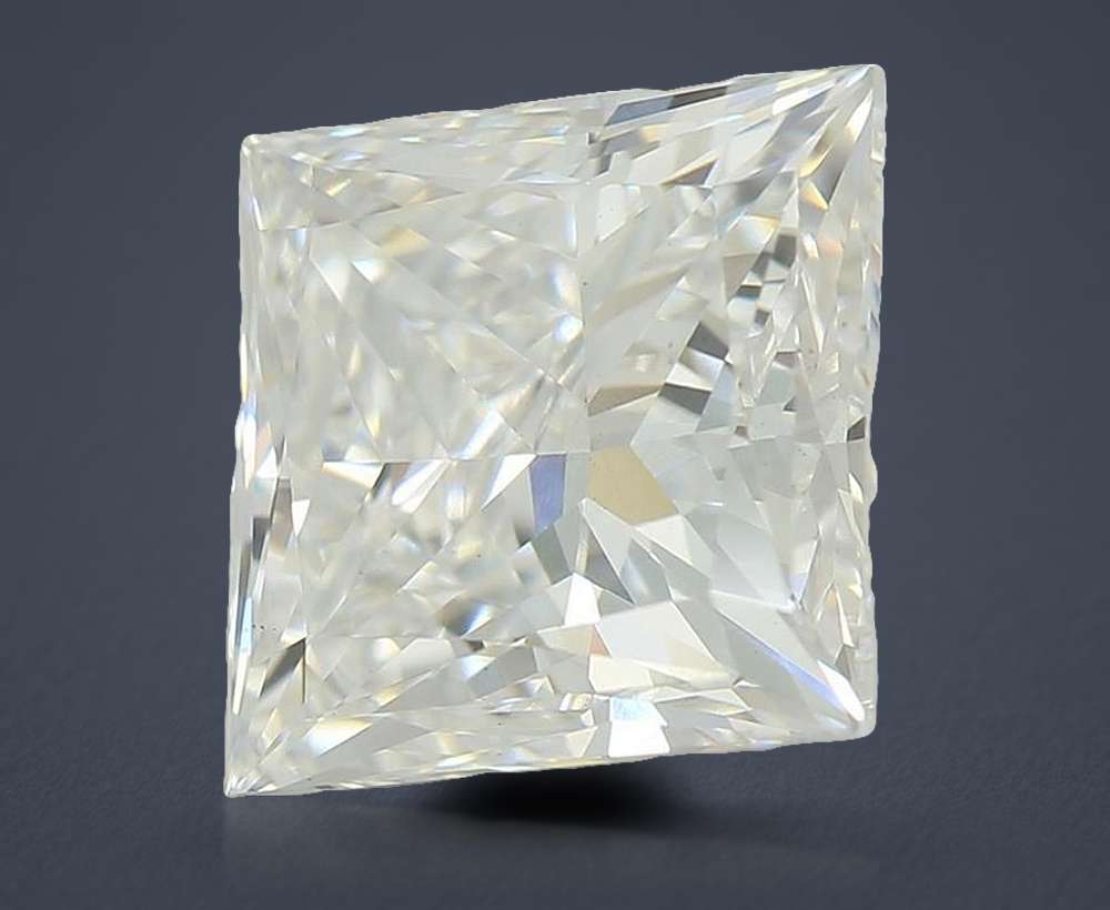 3.56ct E VS1 Rare Carat Ideal Cut Princess Lab Grown Diamond