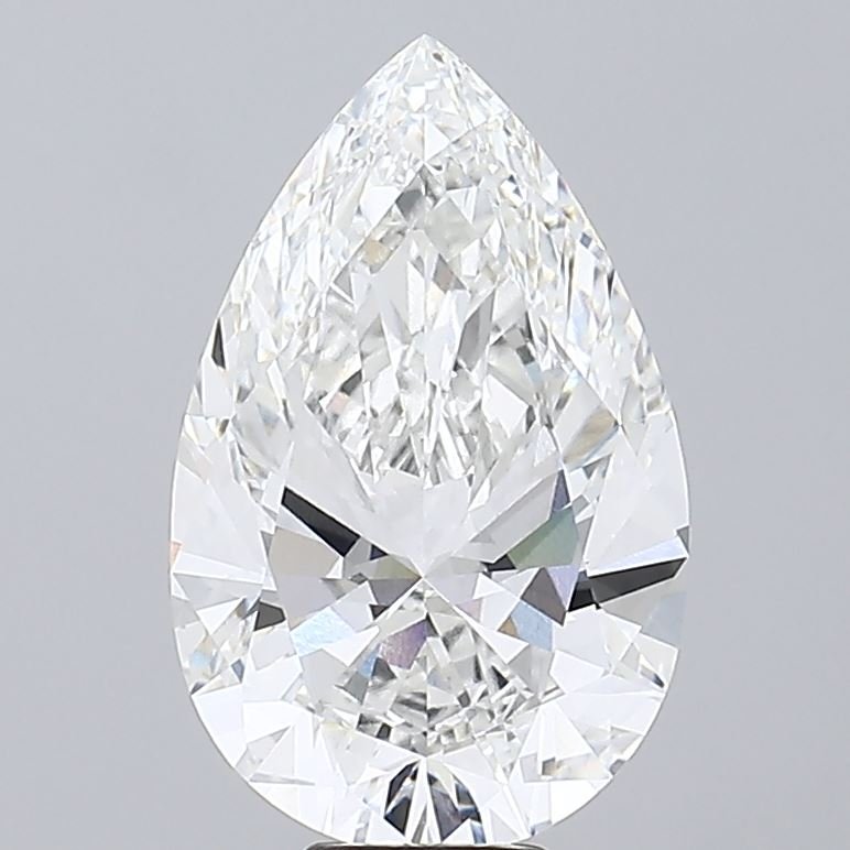 10.52ct F VVS2 Rare Carat Ideal Cut Pear Lab Grown Diamond