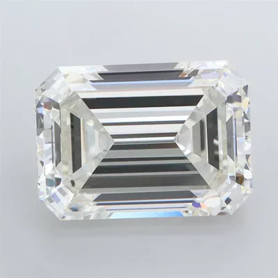 5.04ct G VVS2 Rare Carat Ideal Cut Emerald Lab Grown Diamond