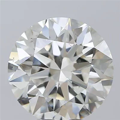 4.02ct J SI1 Rare Carat Ideal Cut Round Diamond