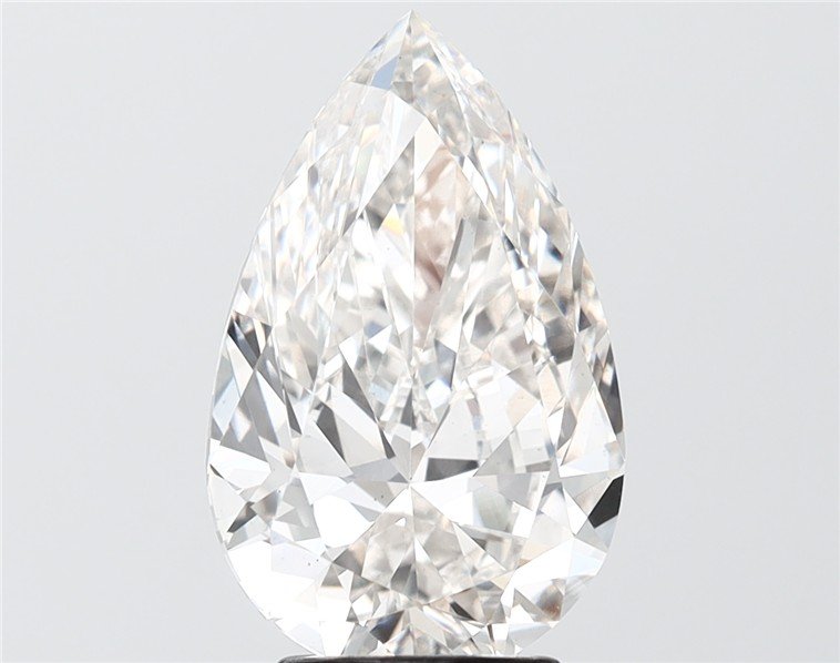 4.05ct H VS1 Rare Carat Ideal Cut Pear Lab Grown Diamond