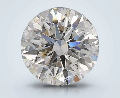 3.35ct G SI2 Rare Carat Ideal Cut Round Diamond