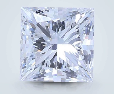 0.90ct F VVS2 Very Good Cut Princess Lab Grown Diamond