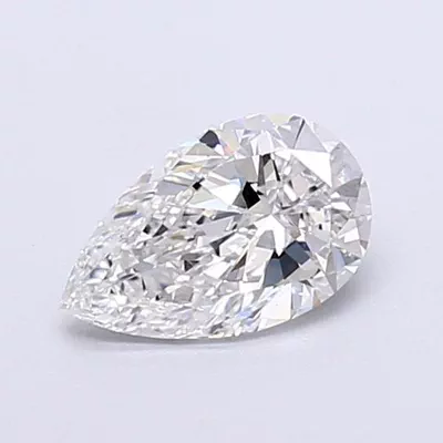 0.91ct E VS2 Very Good Cut Pear Lab Grown Diamond