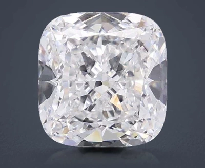 5.02ct F VS2 Good Cut Cushion Lab Grown Diamond