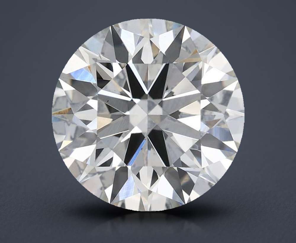 3.02ct I VS1 Rare Carat Ideal Cut Round Lab Grown Diamond