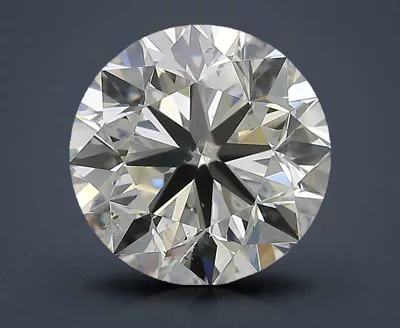 4.01ct J SI2 Very Good Cut Round Diamond