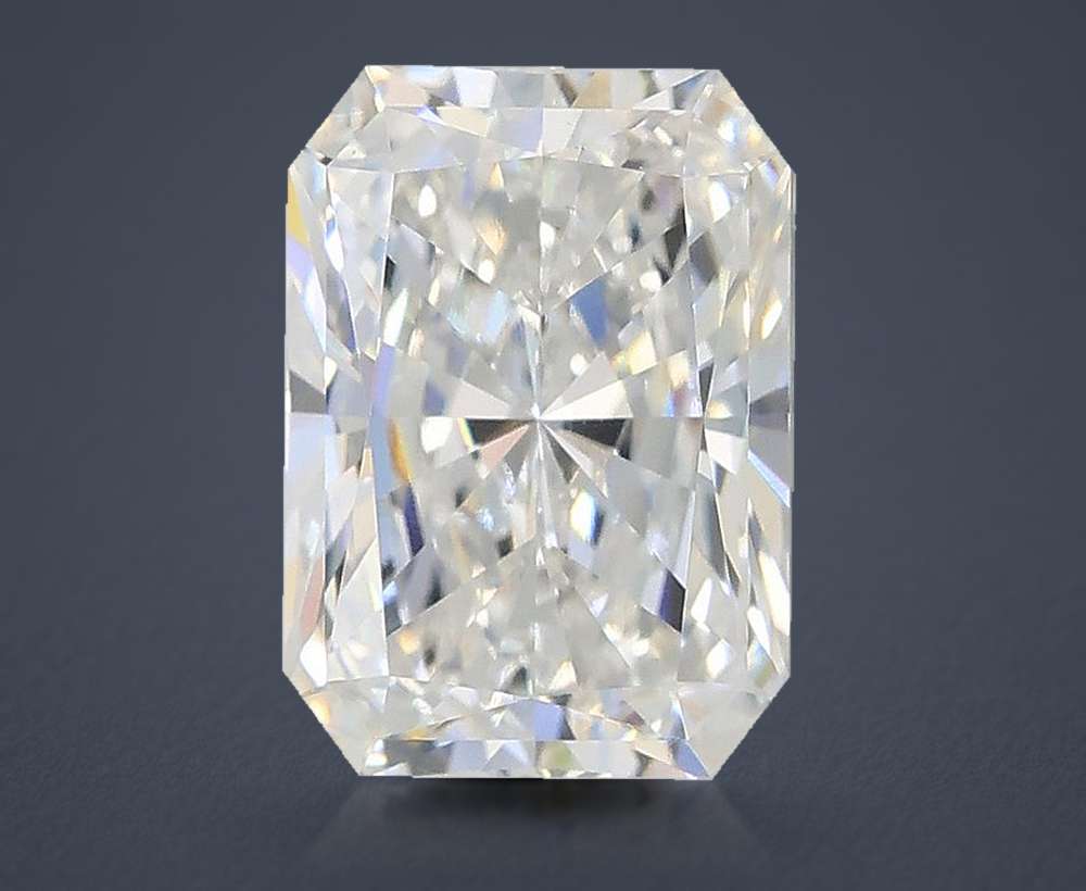 2.07ct E VS1 Rare Carat Ideal Cut Radiant Lab Grown Diamond