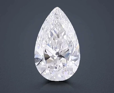 2.11ct F VS1 Rare Carat Ideal Cut Pear Lab Grown Diamond