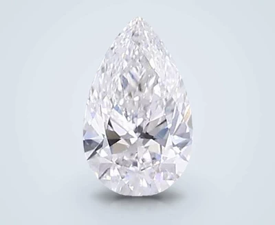 2.11ct F VS1 Rare Carat Ideal Cut Pear Lab Grown Diamond