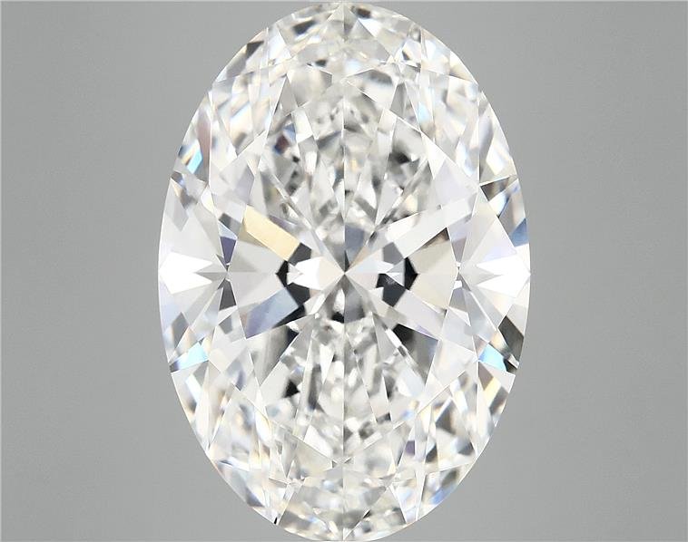 10.76ct F VVS2 Rare Carat Ideal Cut Oval Lab Grown Diamond
