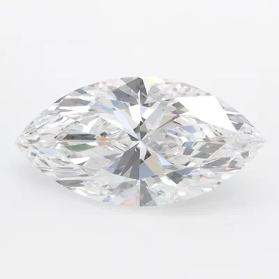 2.05ct D FL Rare Carat Ideal Cut Marquise Lab Grown Diamond