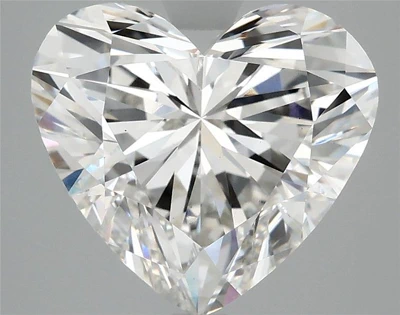 5.09ct G VS1 Rare Carat Ideal Cut Heart Lab Grown Diamond