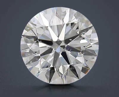 3.01ct H SI2 Rare Carat Ideal Cut Round Diamond