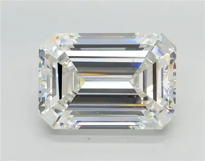 10.52ct G VS1 Excellent Cut Emerald Lab Grown Diamond