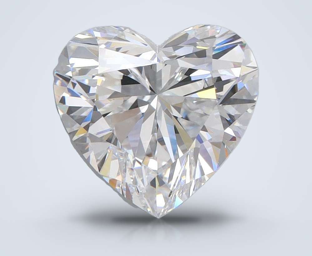 2.51ct D FL Rare Carat Ideal Cut Heart Lab Grown Diamond