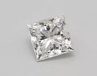 0.55ct D VVS2 Rare Carat Ideal Cut Princess Lab Grown Diamond