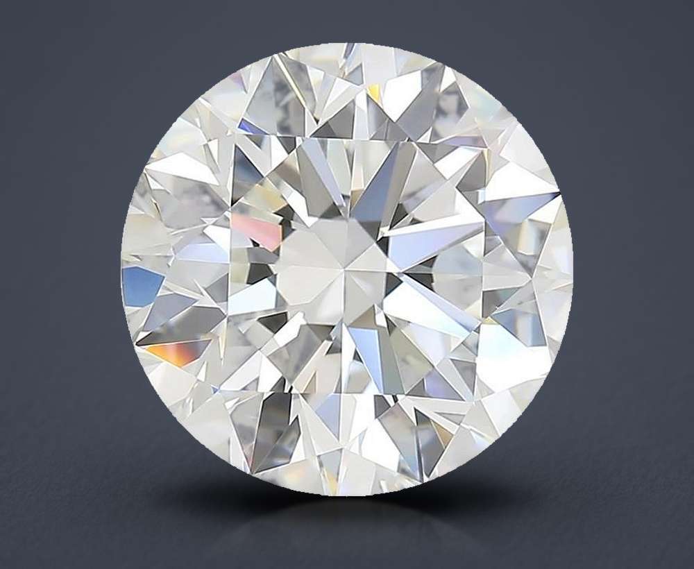 5.01ct G VVS1 Rare Carat Ideal Cut Round Diamond