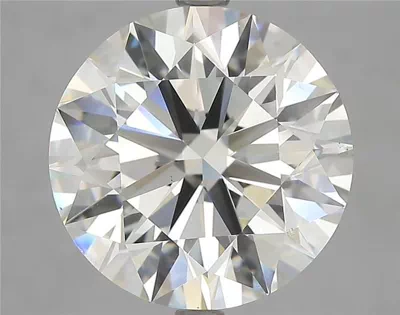 6.13ct J VS1 Rare Carat Ideal Cut Round Diamond