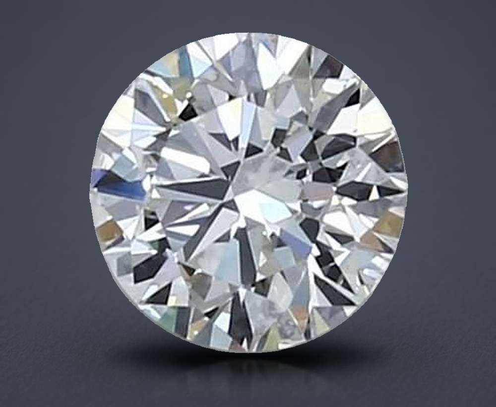 0.61ct H VS1 Rare Carat Ideal Cut Round Diamond