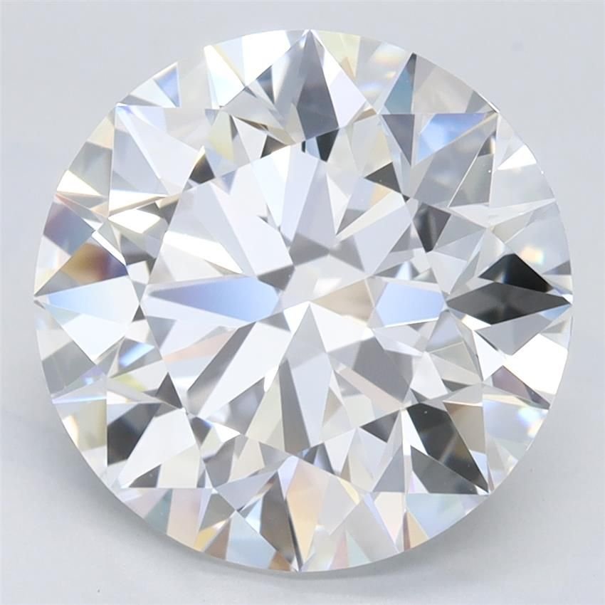 4.09ct D VVS2 Rare Carat Ideal Cut Round Lab Grown Diamond