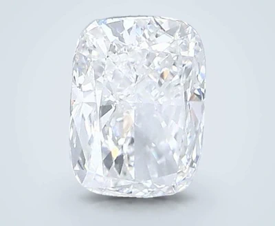 7.22ct F VVS2 Rare Carat Ideal Cut Cushion Lab Grown Diamond