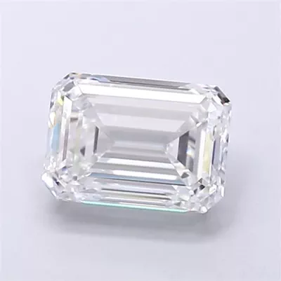 2.01ct D VVS2 Very Good Cut Emerald Lab Grown Diamond