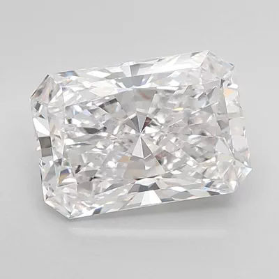 3.54ct D VS2 Rare Carat Ideal Cut Radiant Lab Grown Diamond