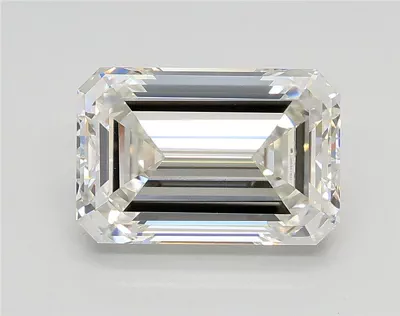 2.10ct G VVS2 Rare Carat Ideal Cut Emerald Lab Grown Diamond
