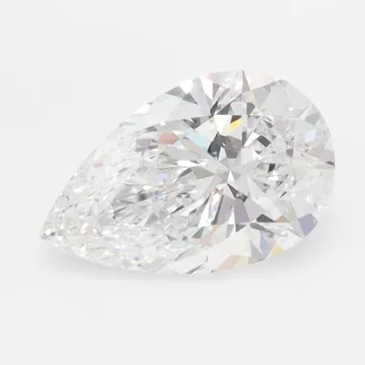 1.50ct D VS1 Rare Carat Ideal Cut Pear Lab Grown Diamond