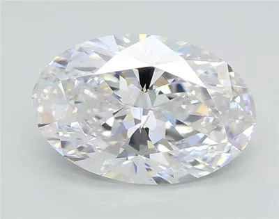 1.50ct D VS2 Very Good Cut Oval Lab Grown Diamond