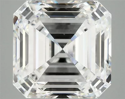 8.03ct E VS1 Rare Carat Ideal Cut Asscher Lab Grown Diamond