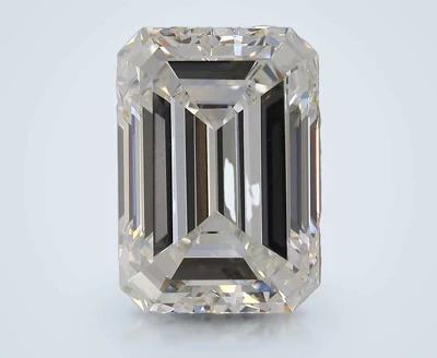 6.09ct F VS1 Rare Carat Ideal Cut Emerald Lab Grown Diamond