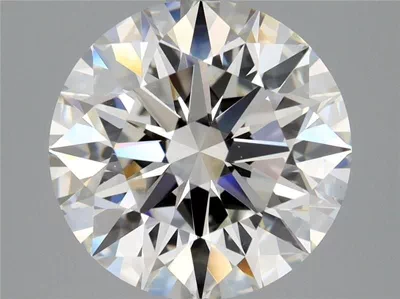 3.13ct G VS2 Rare Carat Ideal Cut Round Diamond