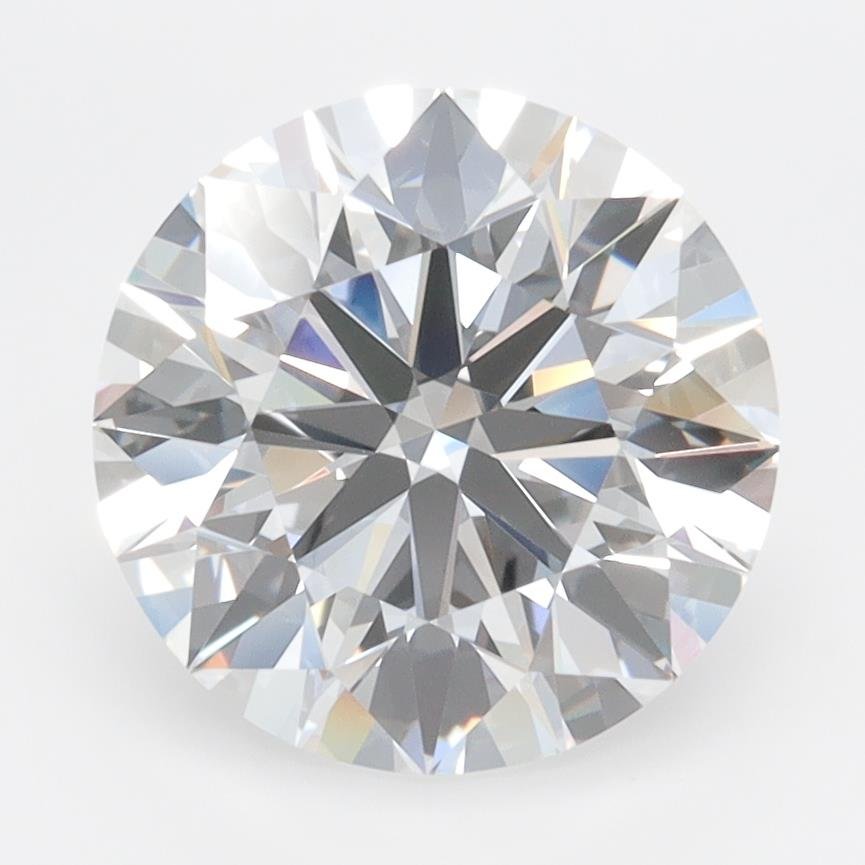3.02ct D FL Rare Carat Ideal Cut Round Lab Grown Diamond