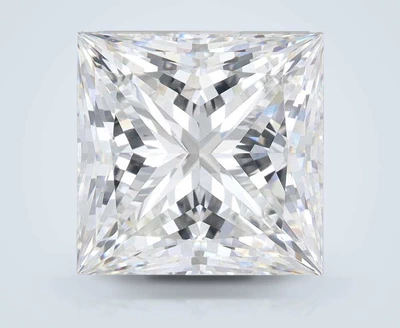6.10ct G VVS2 Rare Carat Ideal Cut Princess Lab Grown Diamond